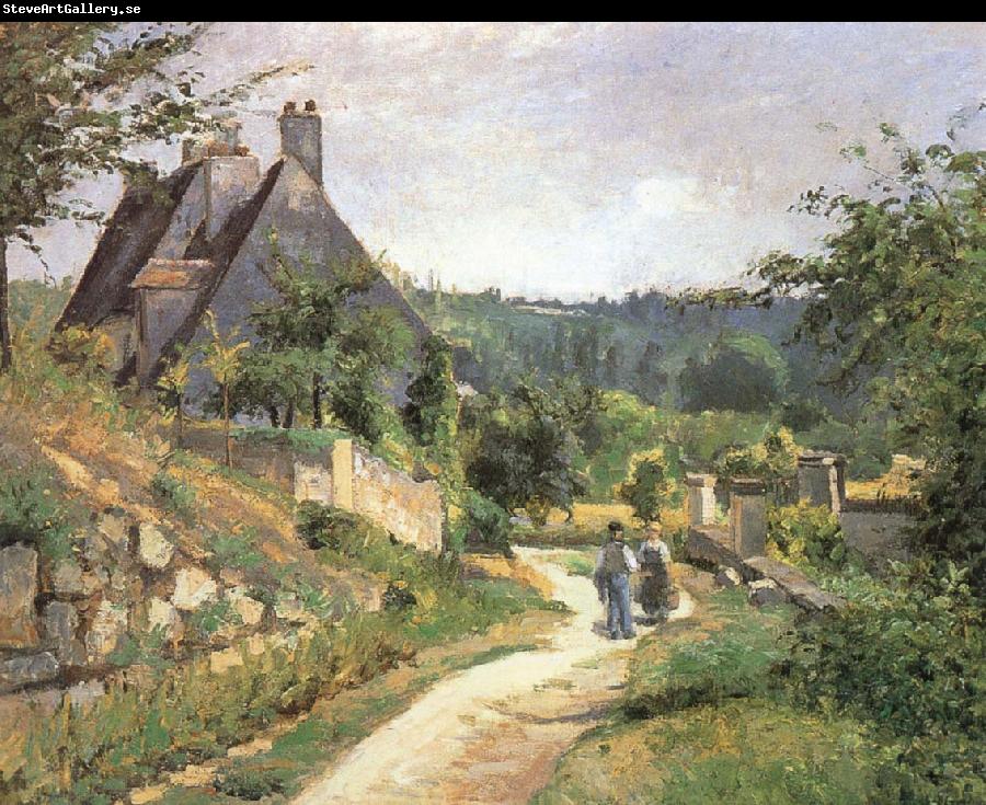 Camille Pissarro Chat in a small way those who